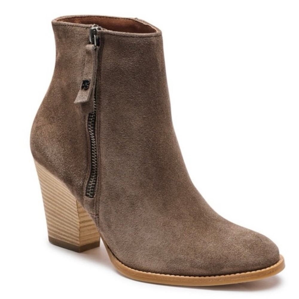 New Paul Green Reya Earth Soft Suede Booties